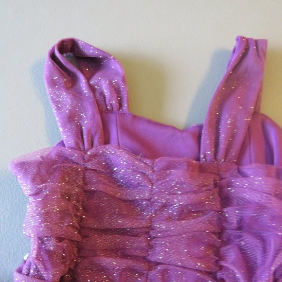 Purple Rare Editions Dress Size 7 New - Picture 7 of 8